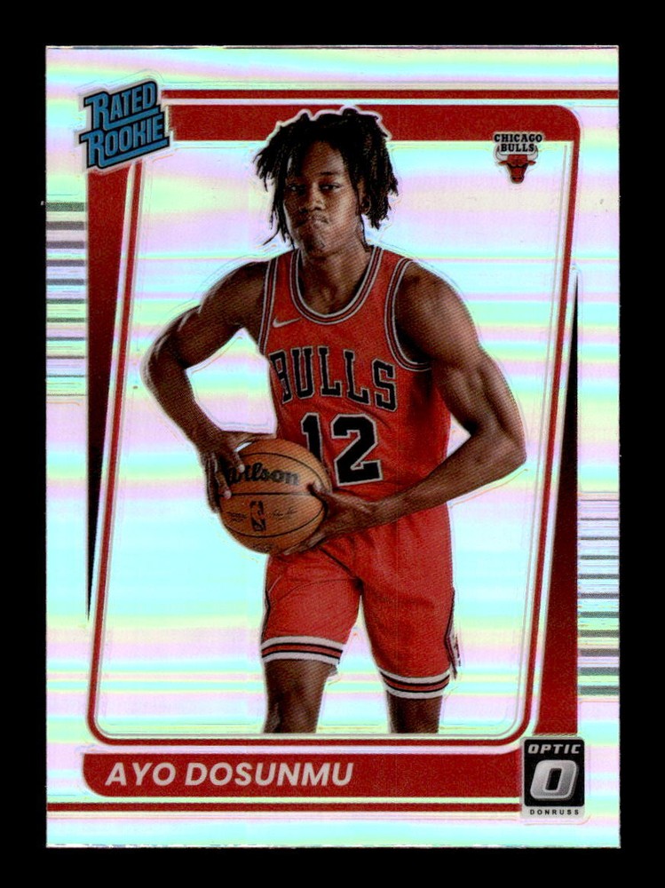 2021-22 Donruss Optic Holo Ayo Dosunmu #171 NM-MT Basketball Card
