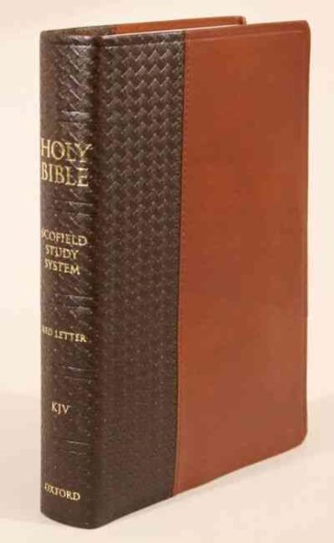 Scofield Study Bible : King James Version, Brown / Tan, Basketweave, Bonded L...