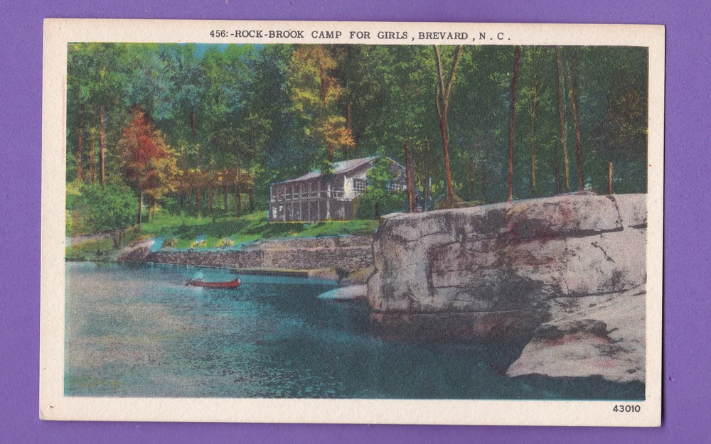 North Carolina - Brevard, Rock-Brook Camp For Girls Postcard  972