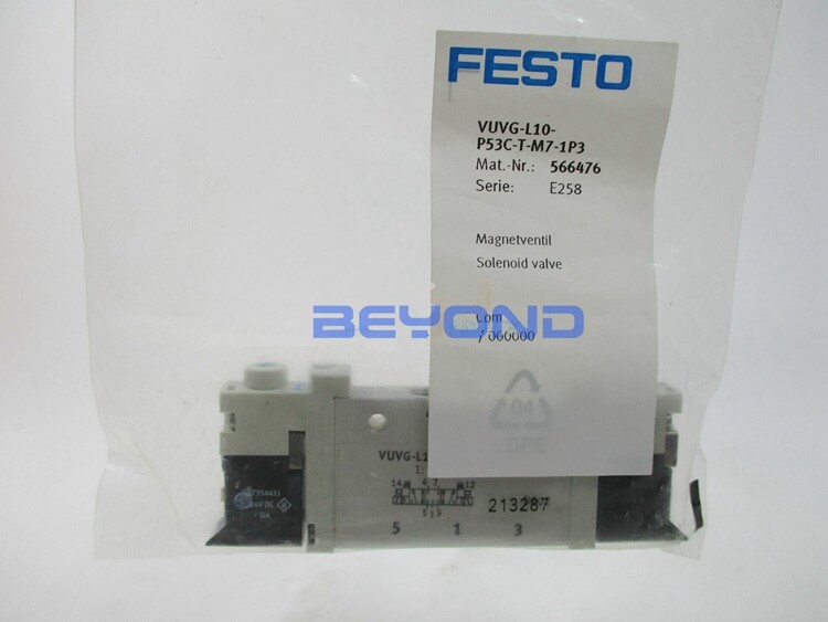 FOR FESTO NEW VUVG-L10-P53C-T-M7-1P3 solenoid valve 24VDC