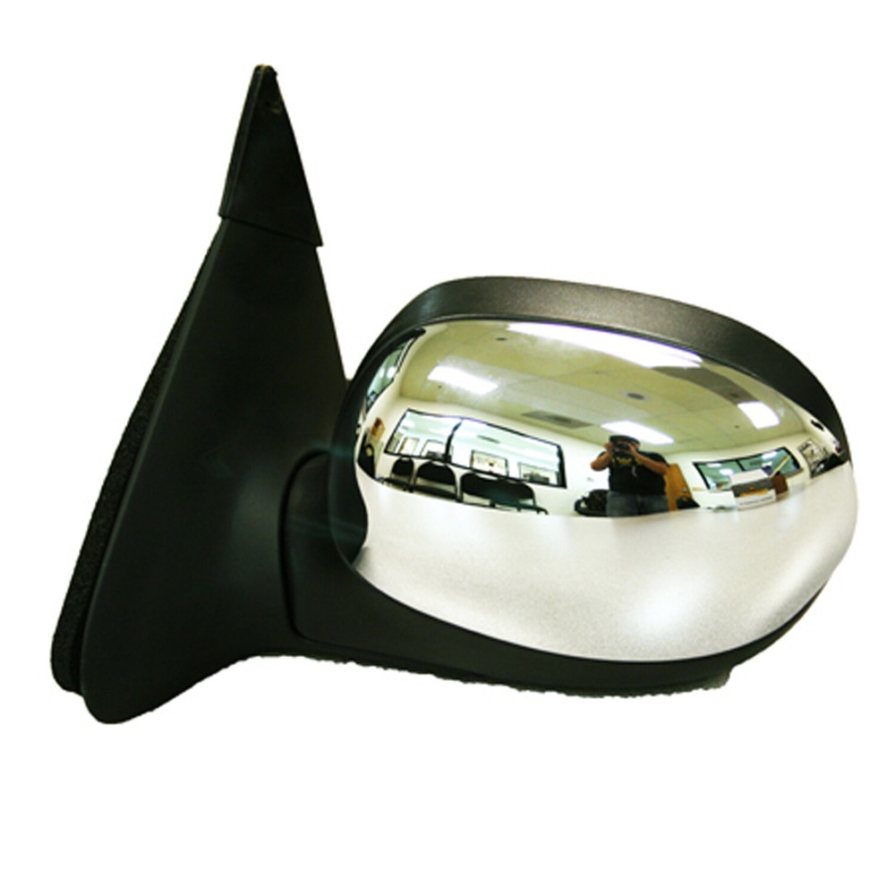 Chrome Power Flat Driver Side Door Mirror Manual Folding Signal