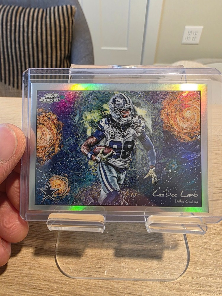 2025 Topps Cosmic Chrome Football Ceedee Lamb Stars In The Night STN-18 Cowboys