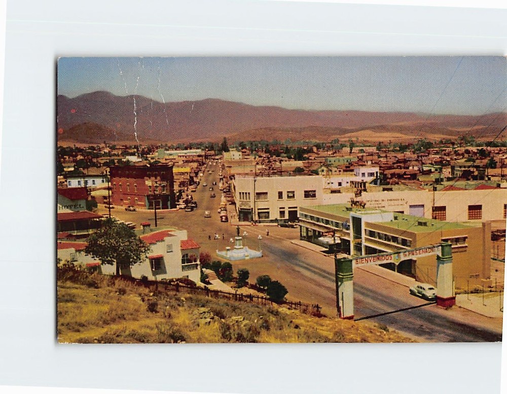 Postcard Main Street Ensenada BC Mexico