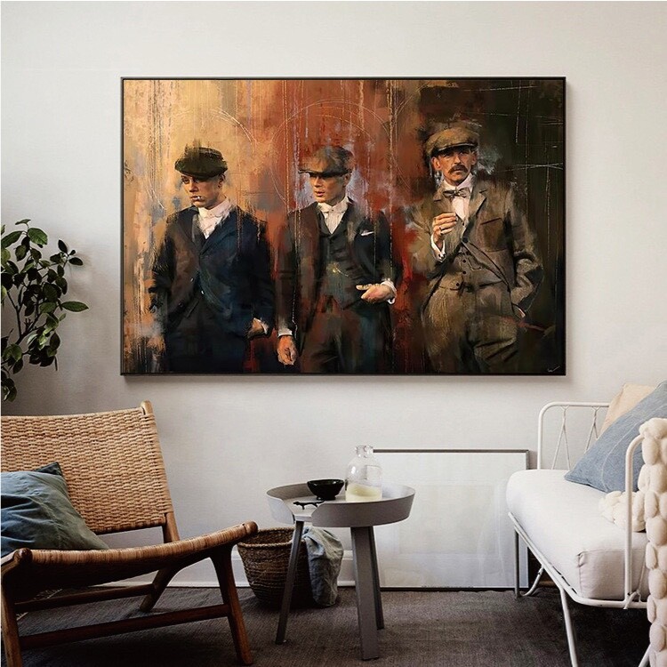 peaky blinders Tommy Shelby canvas poster Wall Art Modern Wall Decor Design