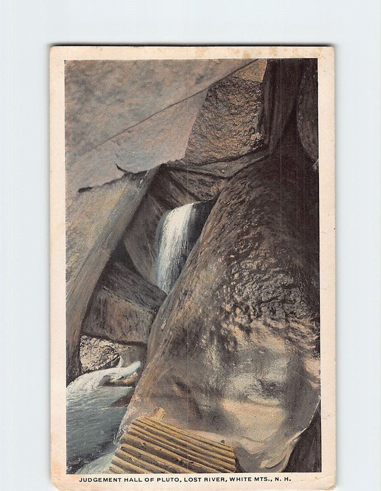 Postcard Judgement Hall of Pluto Lost River White Mountains NH USA