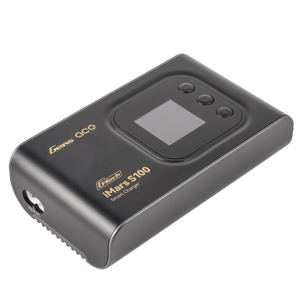 Gens Ace IMars S100 G-Tech AC 100W Balance RC Lipo Battery Smart Charger -Black-image