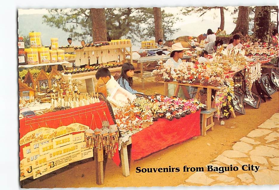 Postcard Mines View Park Baguio City Philippines