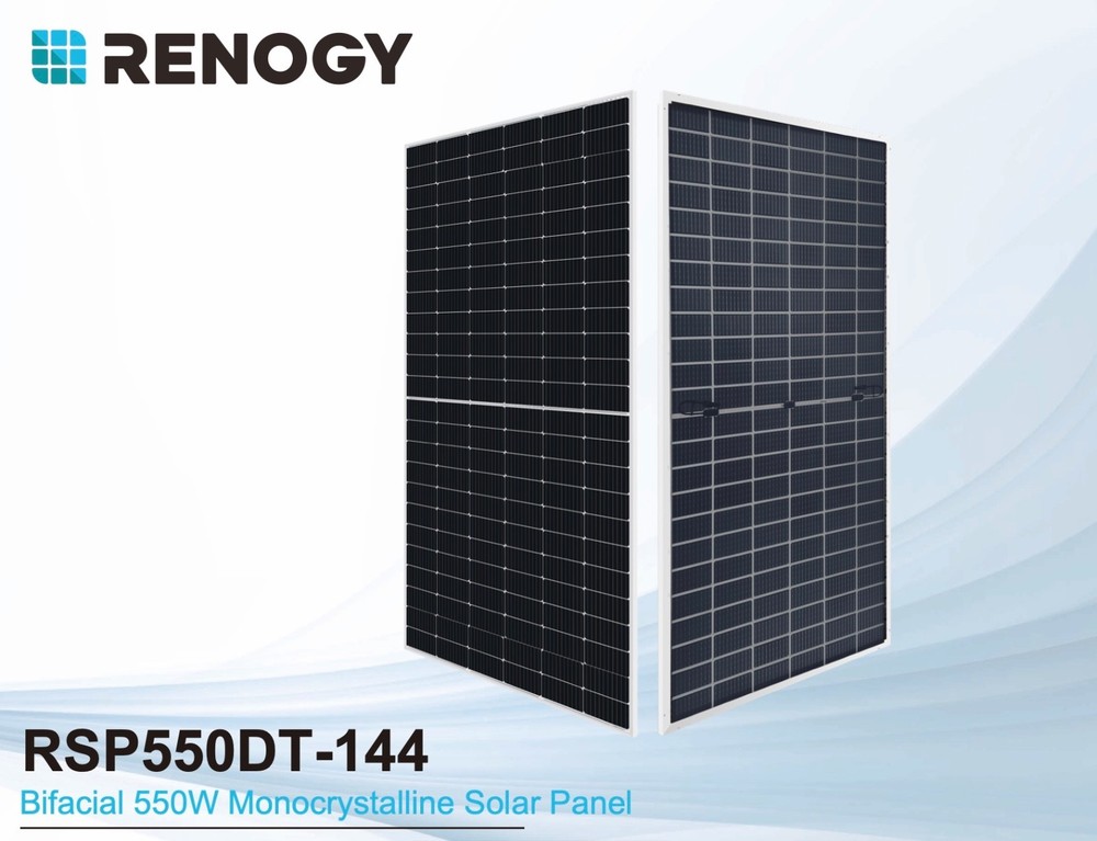 8 Renogy RSP550DT-144 Bifacial 550W Solar Panels - Local Pickup