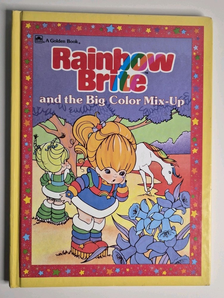 Rainbow Brite and The Big Color Mix-Up 1984 Vintage Hardcover Golden Book