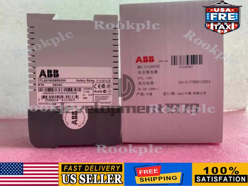 1PC NEW ABB Safety relay 2TLA010026R0200 RT6 24VAC