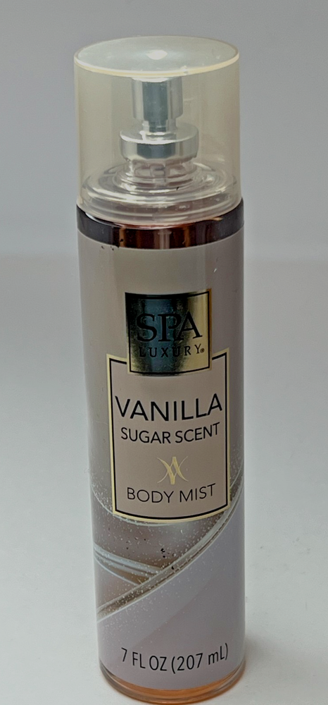 Spa Luxury Vanilla Sugar Scent Body Mist Body Spray 7oz. NEW
