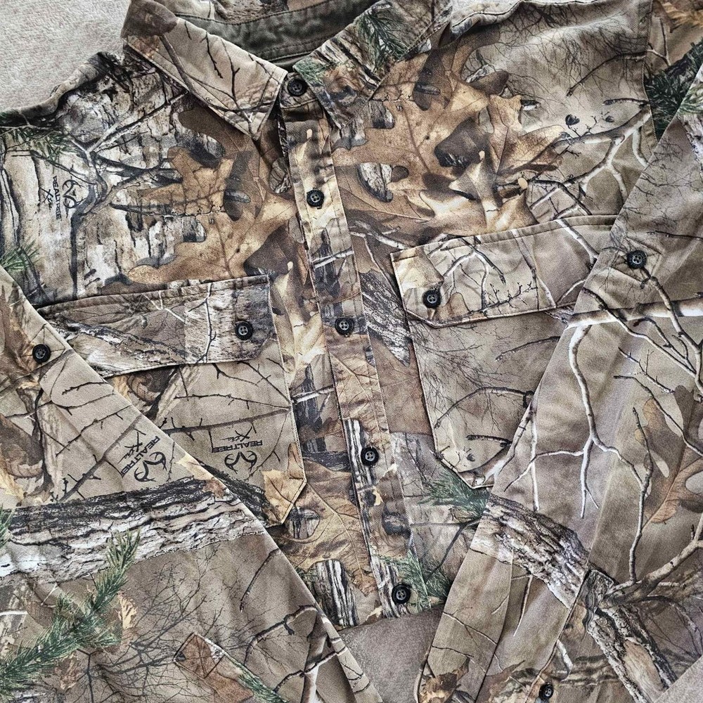 Magellan Outdoors Long Sleeved Shirt 2XL Hunt Gear Camo