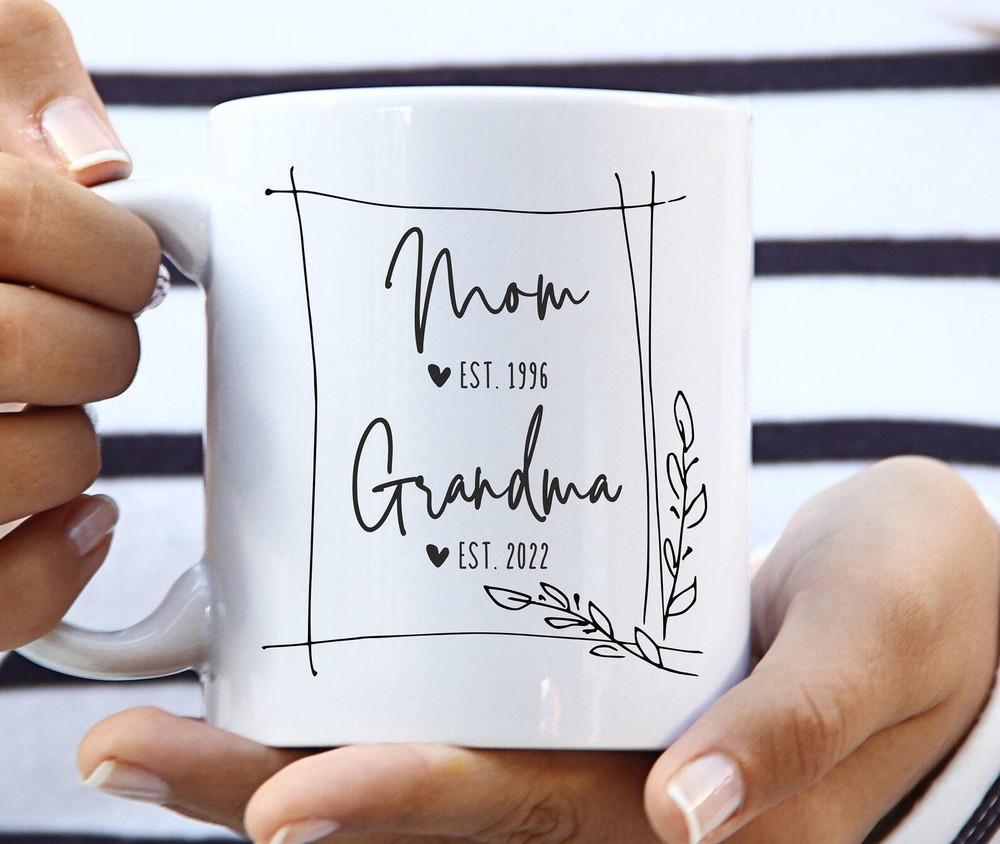 New Grandma Mug First Time Grandma Mug Grandma Mug Grandma Gifts Mug