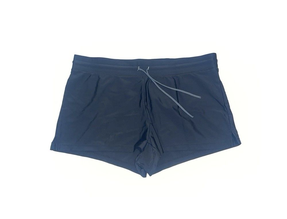 Women’s Reebok Athletic Shorts Size XL Black Drawstring Elastic Waist Pockets