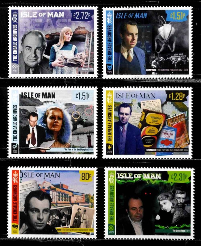 Isle Of Man, Great Britain: 2023 Stamps Mnh Kneale Archives Set Sound