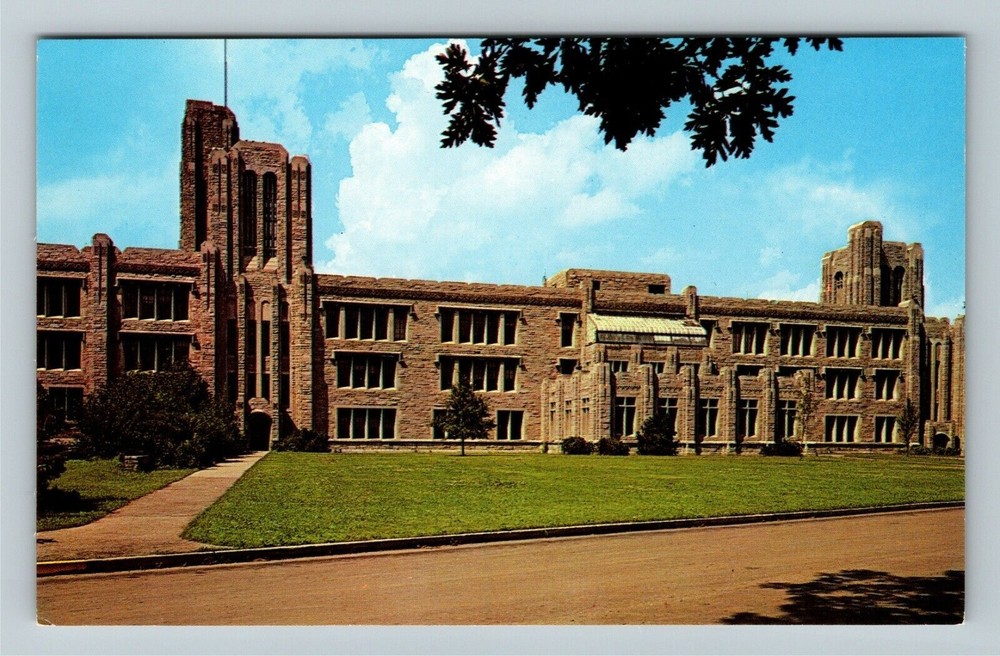 Indianapolis IN Indiana Jordan Memorial Hall, Butler University Vintage Postcard