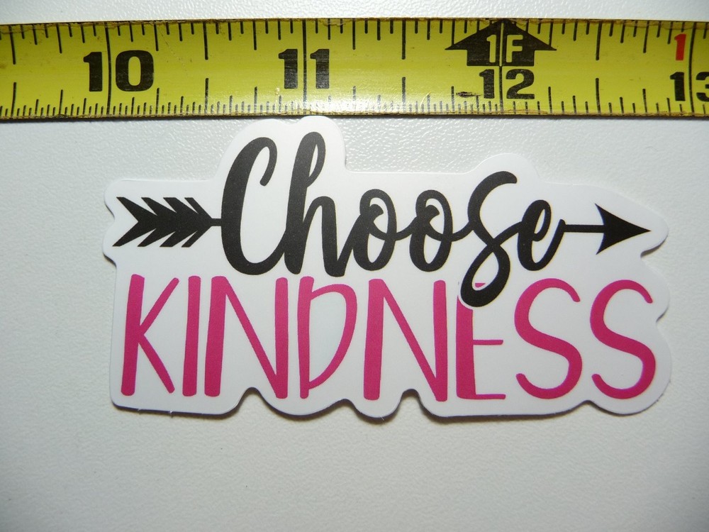 Kindness Arrow Decal Sticker for Motivation and Positive Attitude