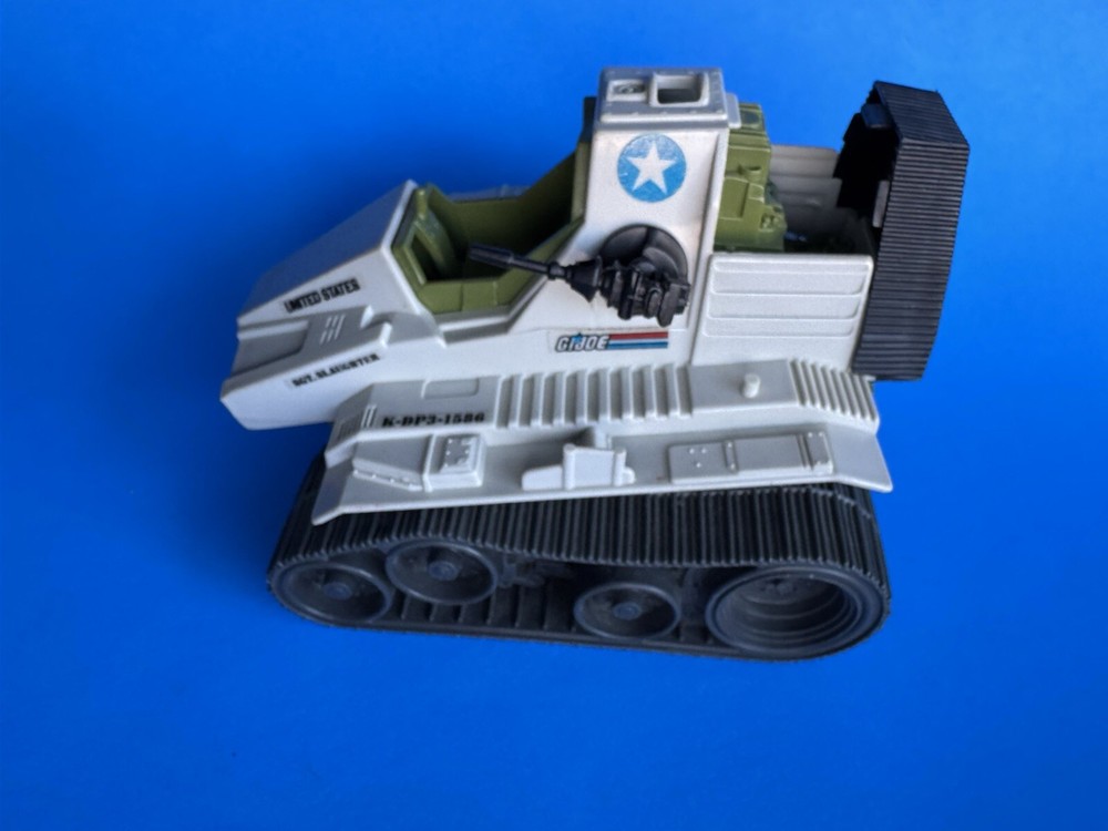 Vintage 1986 GI Joe ARAH Sgt Slaughter TRIPLE T Vehicle Hasbro Incomplete Unbrok