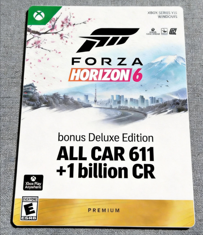 Forza Horizon 6 10B Credits All 614 Cars Deluxe Edition Bonus✨Xbox Steam