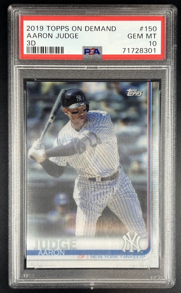 2019 Aaron Judge Topps On Demand 3D #150 PSA 10 Gem Mint Yankees MVP SSP