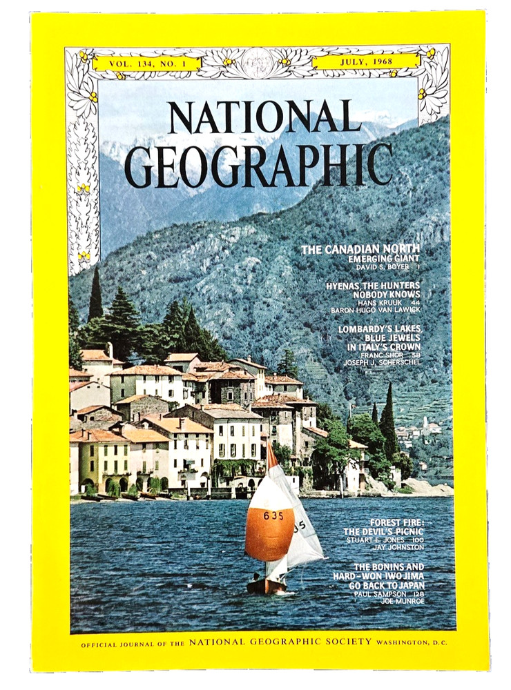 The Canadian North Emerging Giant - July 1968 National Geographic Magazine