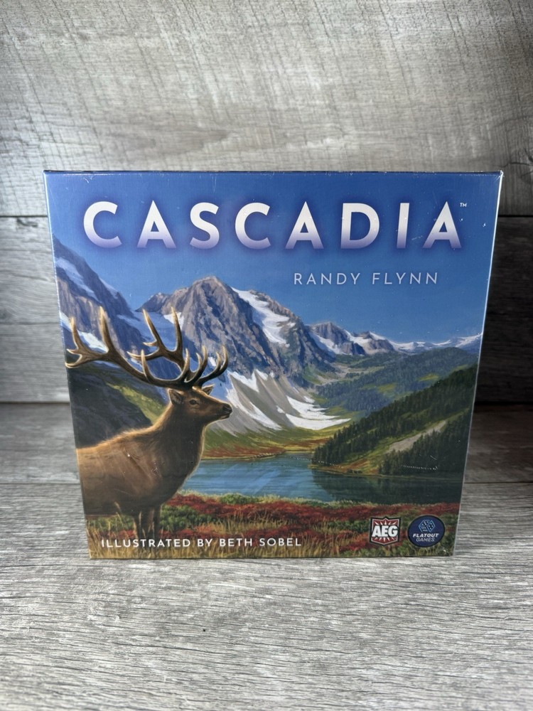 Cascadia Board Game by Randy Flynn - AEG and Flatout Games - Brand New, Sealed