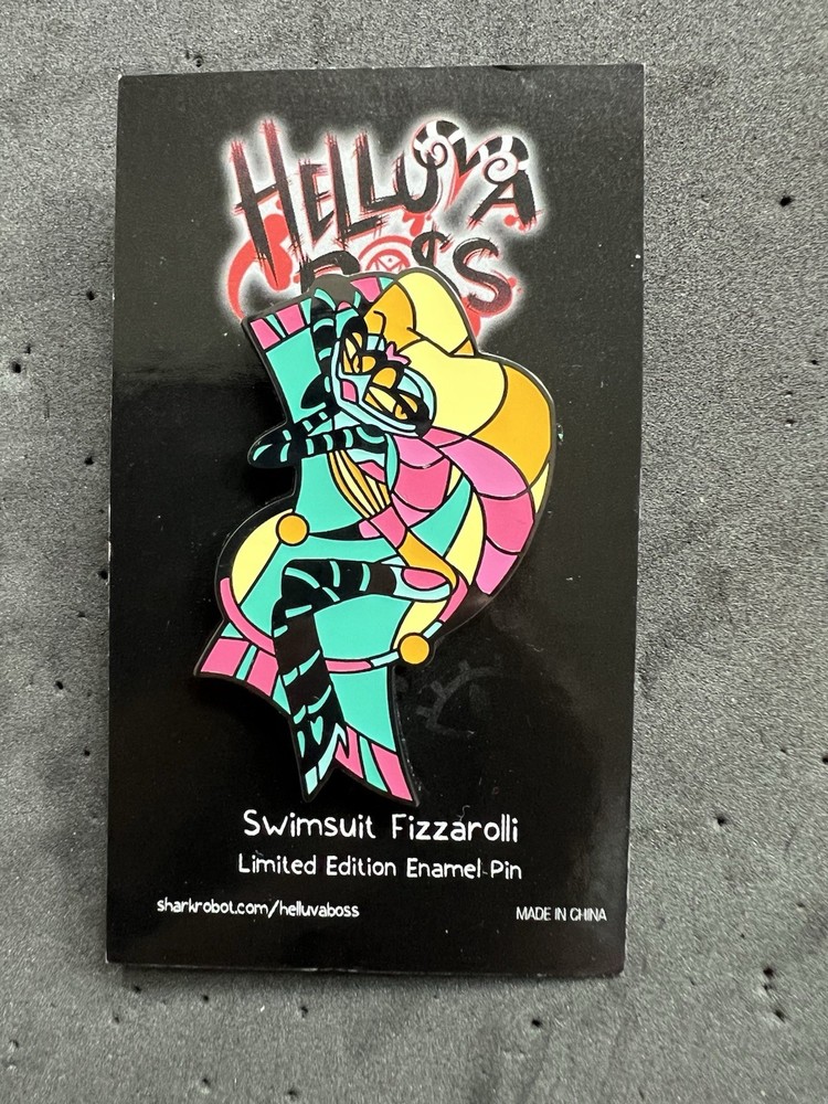 Helluva Boss Swimsuit Fizzarolli Limited Edition Enamel Pin