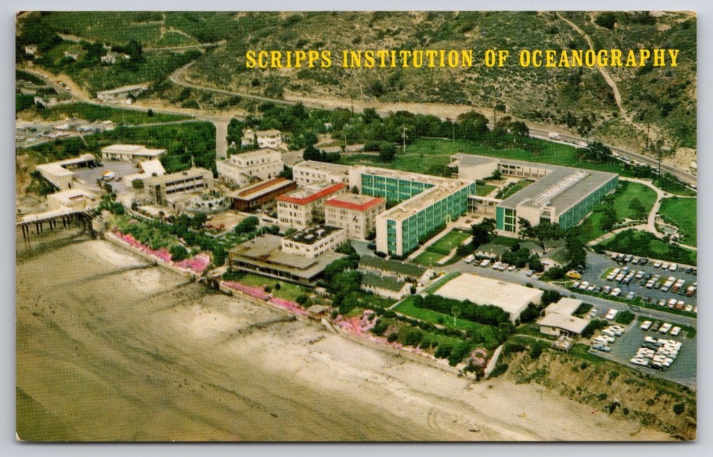Scripps Institution of Oceanography La Jolla CA Aerial View Postcard