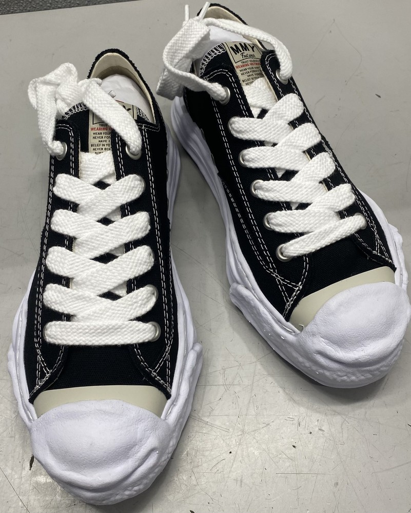 Maison Mihara Yasuhiro Hank OG Sole Mens 11 Size Canvas Low Sneaker Black White
