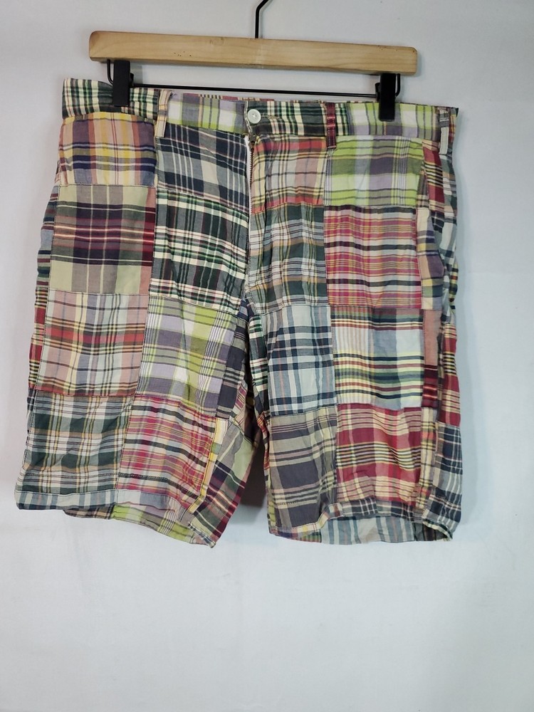 Polo Ralph Lauren Men's Size 32 Madras Classic Chino Plaid Preppy Shorts