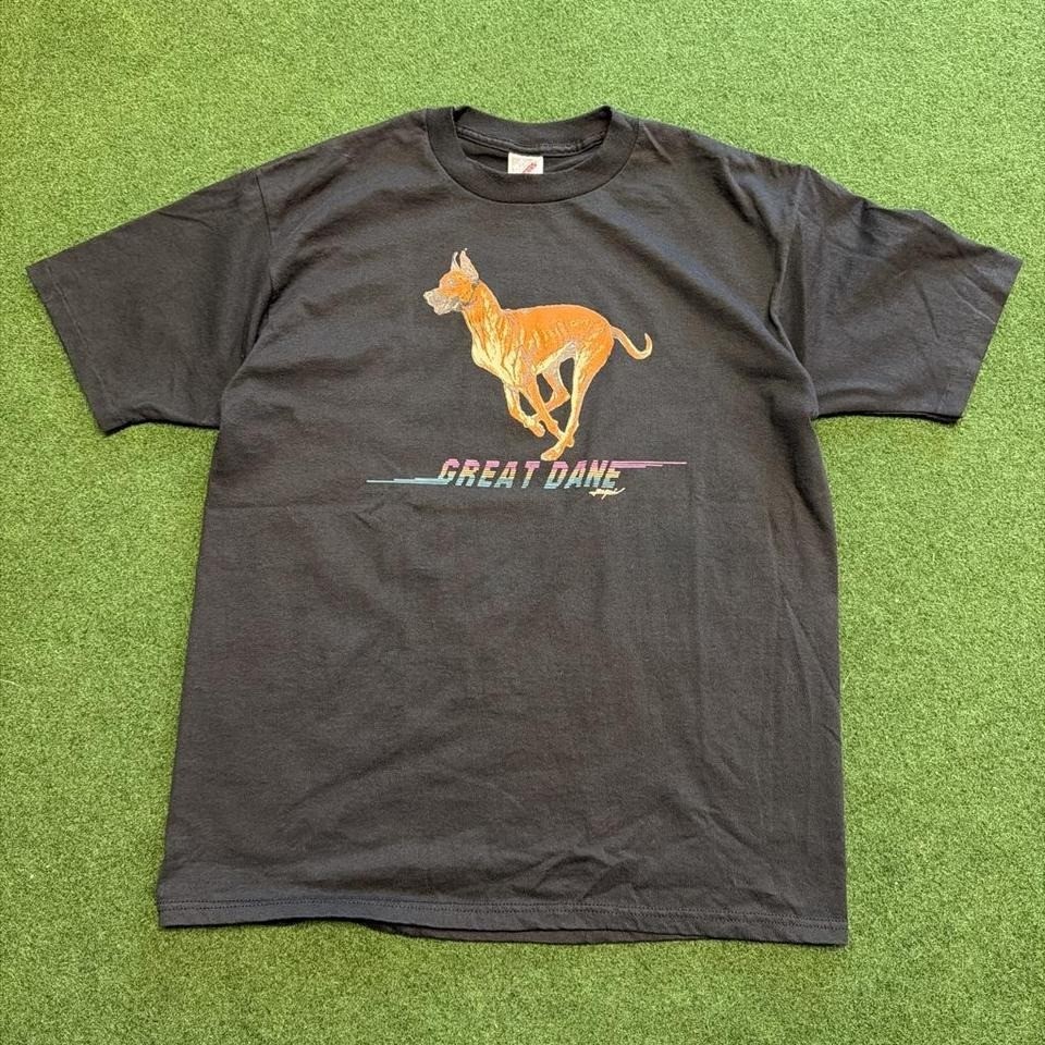 Vintage 1980s Great Dane graphic tee single stitch vintage 80s T Shirt