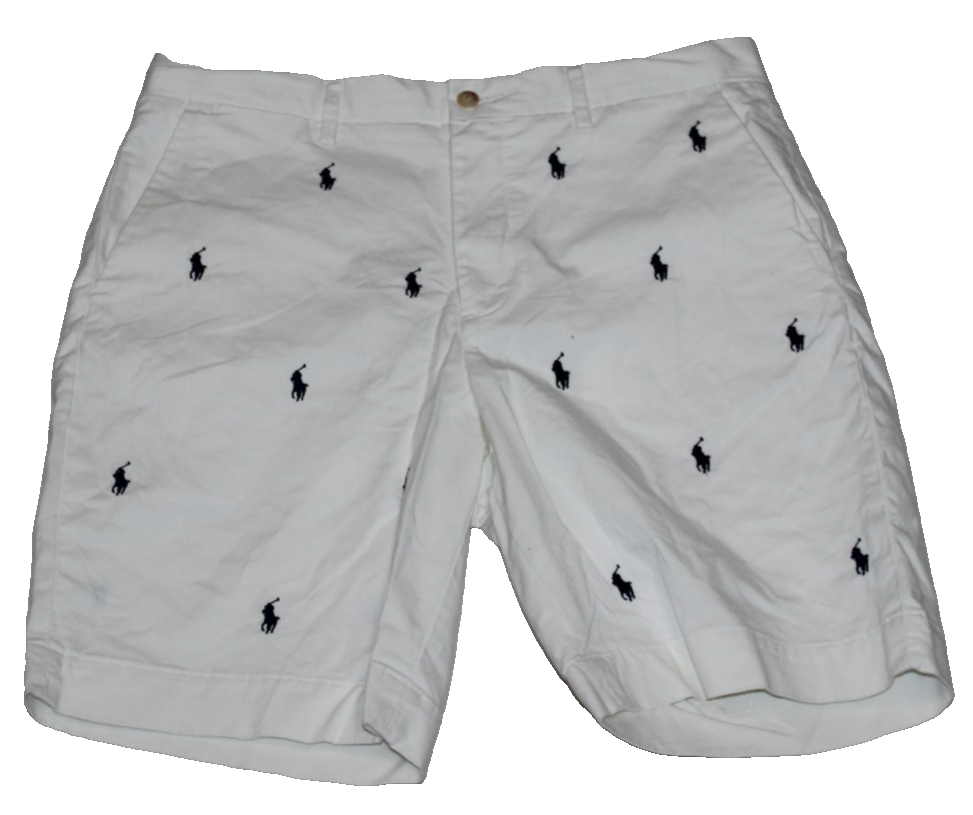 Polo Ralph Lauren Men's 9-Inch Stretch Classic Fit Chino Shorts Size 32 White