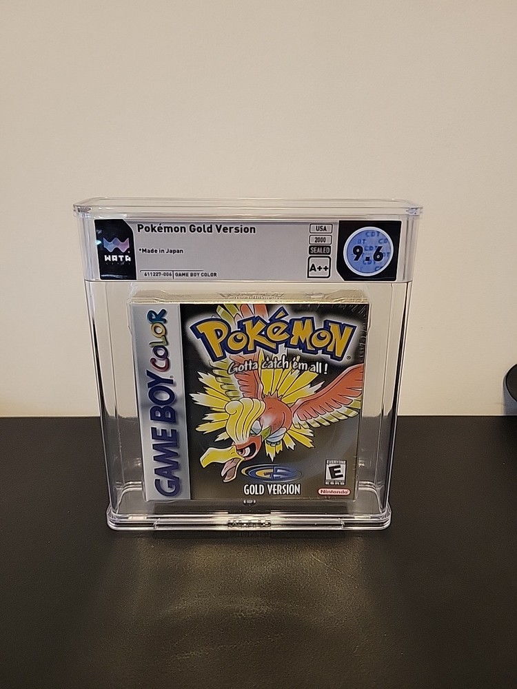 Pokemon Gold Version Nintendo Game Boy Color Sealed New WATA 9.6 A++ Graded