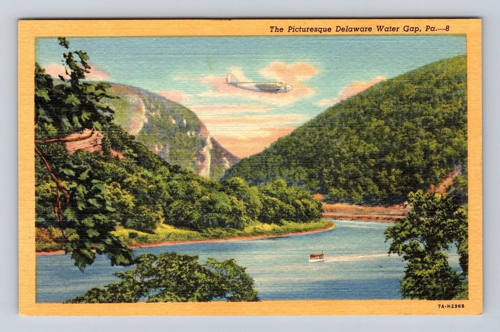 Delaware Water Gap PA- Pennsylvania, The Picturesque, Antique, Vintage Postcard
