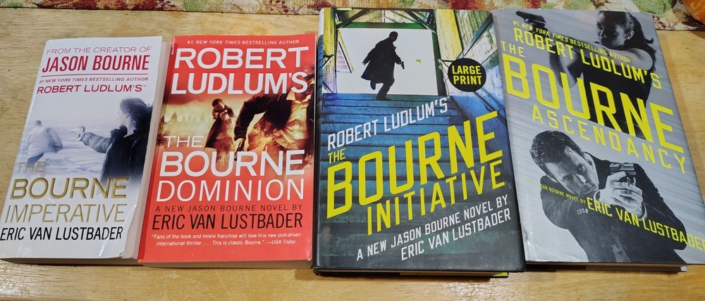 Lot Of Jason Bourne Books By Robert Ludlum