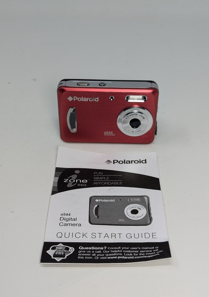 Polaroid a544 5.0 Megapixel Point and Shoot Digital Camera with manual, tested