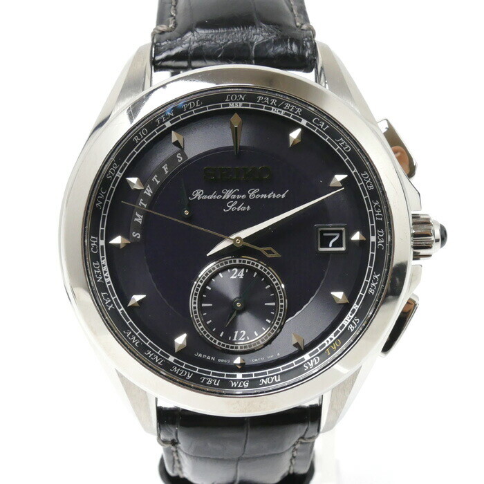 Seiko Brightz Brift H Limited Edition Solar Watch SAGA245 Black Men’s