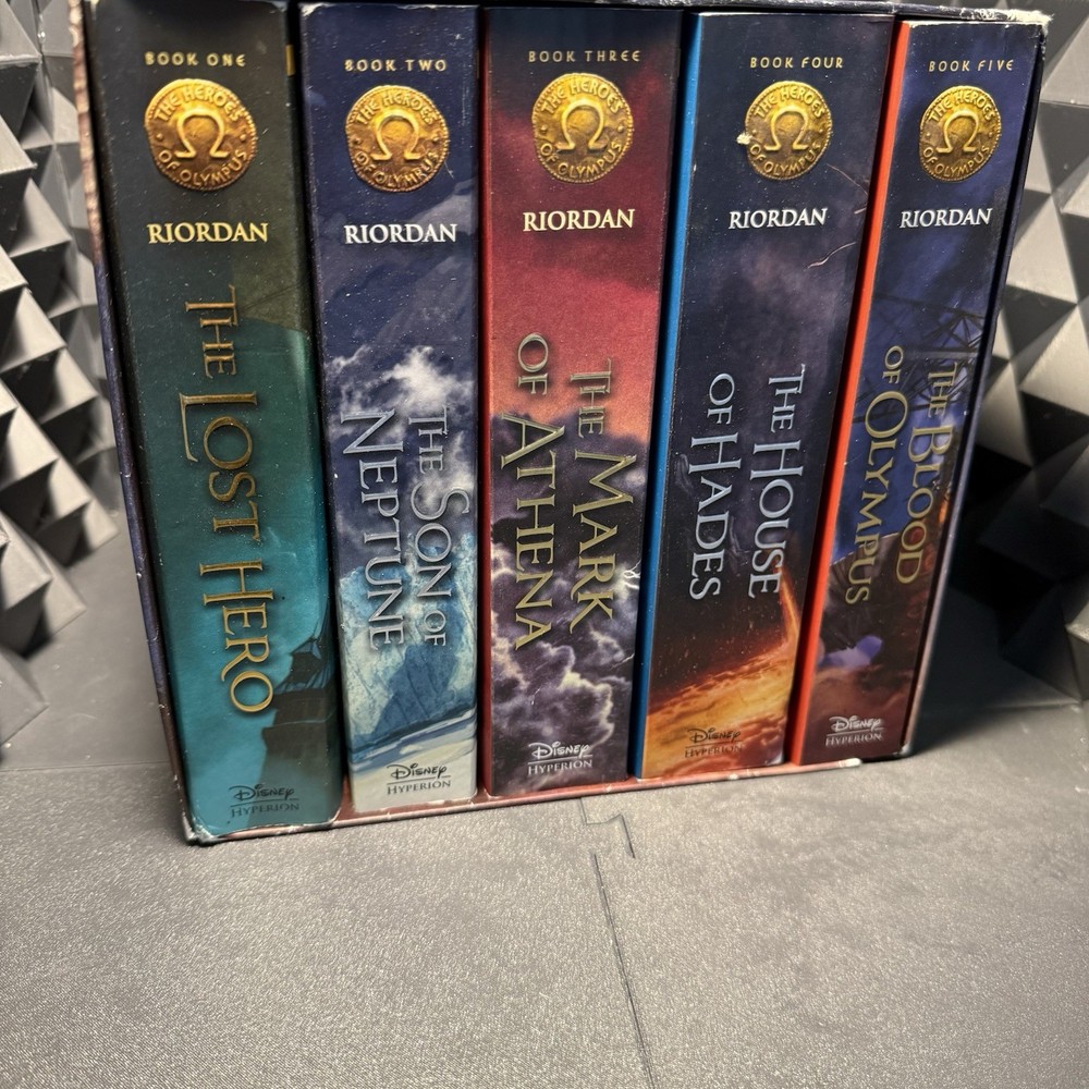 The Heroes of Olympus Paperback Boxed Set Riordan, Rick - No Poster - Preowned