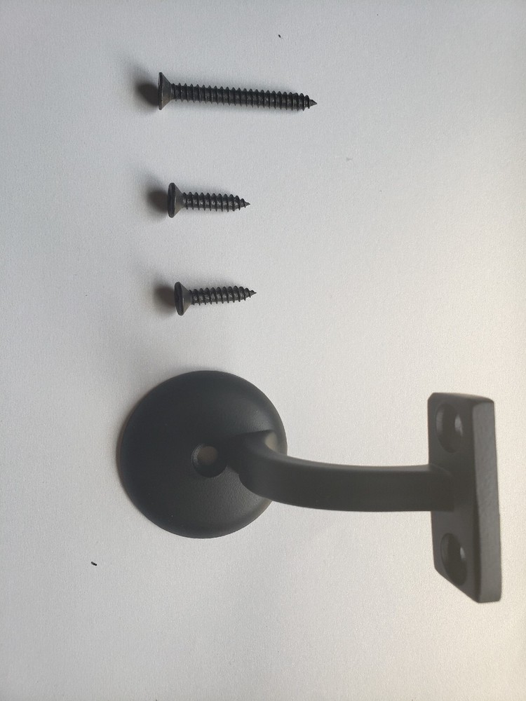 Hand Rail Bracket Heavy Duty Hardware for Stairways, there are 3 per package