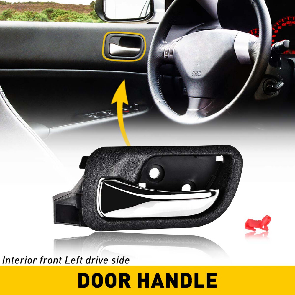 1/2set Interior Door Handle Front Driver Side For 2003-2007 Honda Accord Sedan M