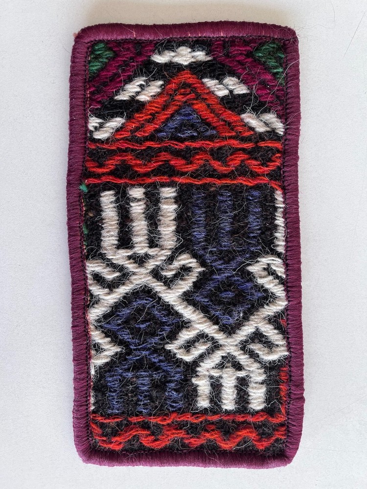 RARE FIND Vintage Turkish Kilim Rug Fragment ⎮ Handwoven Wool Tribal Boho Ethnic