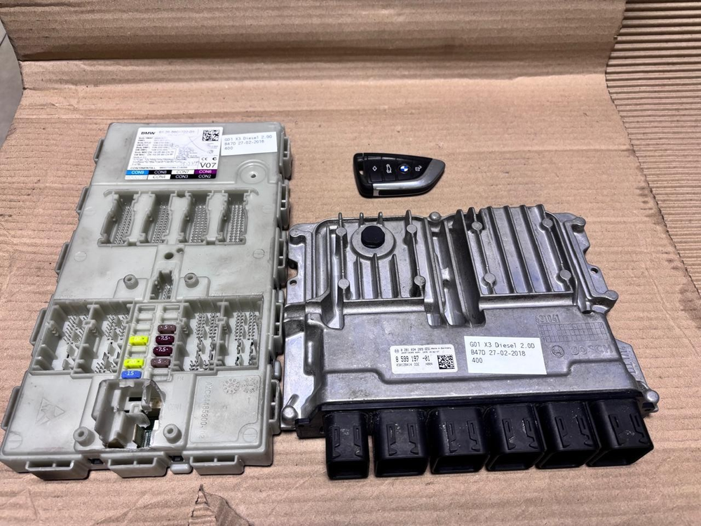 BMW G01 X3 Diesel 2.0D B47D 27/02/2018 ENGINE CONTROL UNIT SET - 8599197