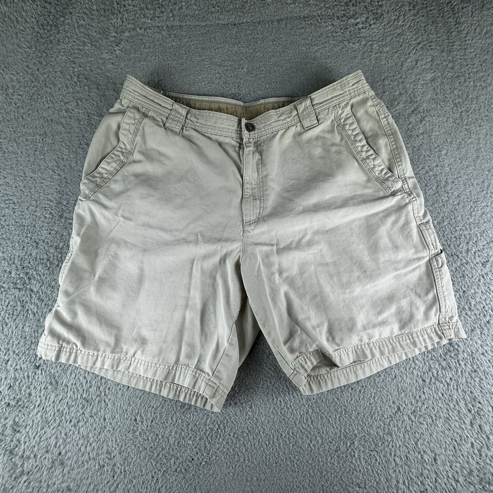 Columbia Shorts Mens 38 Beige Omni Shield 5 Pocket Outdoor Utility Camp Khaki*