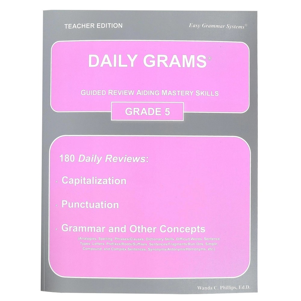 Daily Grams Guided Review Aiding Mastery Skills: Grade 5
