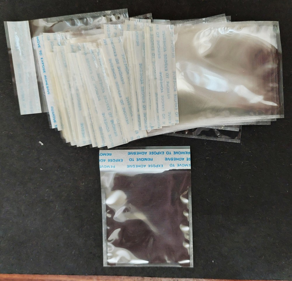 50 vtg Stampmount clean holders EC - 1 1/2 B,  2 1/4 x 3 inches, APS expert form