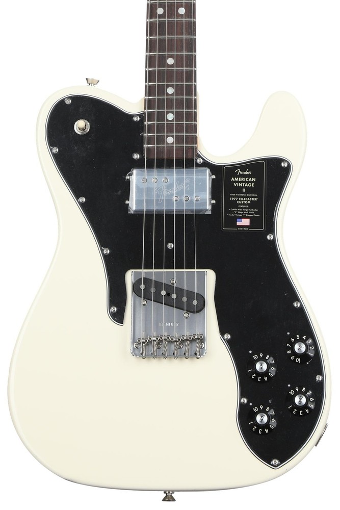 Fender American Vintage II 1977 Telecaster Custom Electric Guitar - Olympic