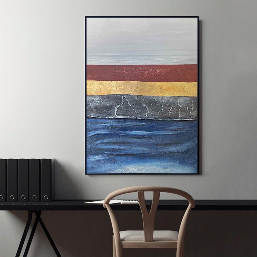 Wall Decoration Custom Mural Handmade Canvas Oil Painting Abstract Art Poster