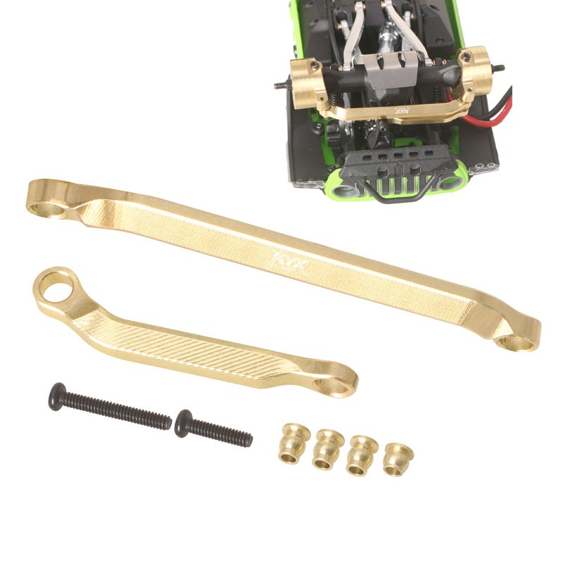 Brass Front Steering Rods for AXIAL SCX30 1/30 RC Crawler Car Upgrade Parts