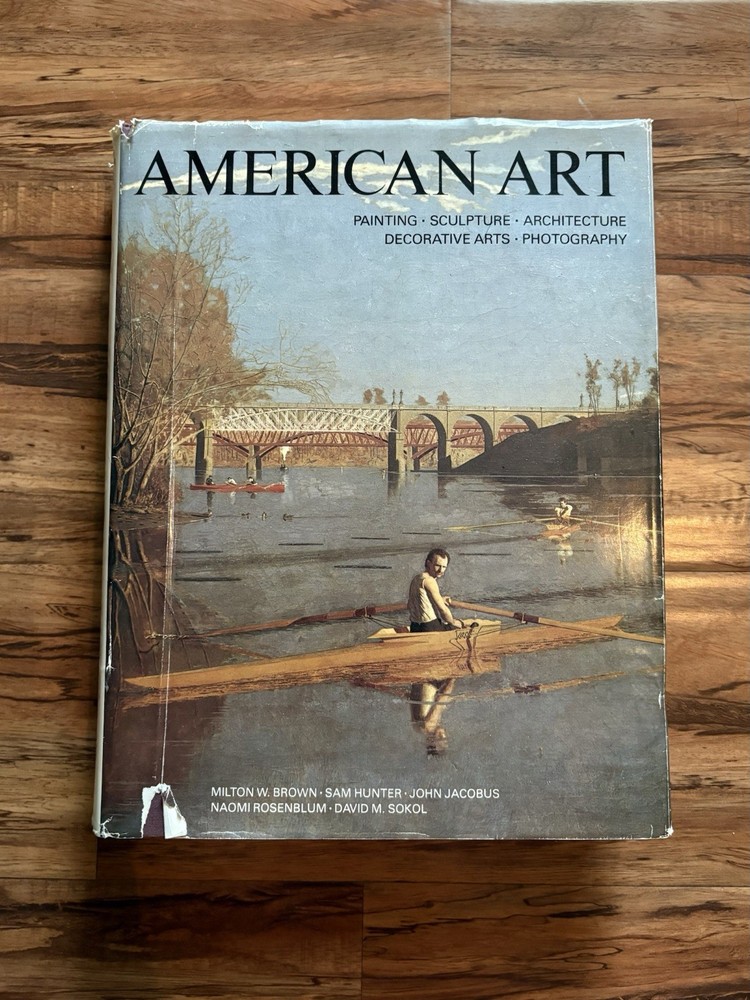 American Art Book 1987 Large Hardcover Coffee Table Book Abrams Prentice-Hall