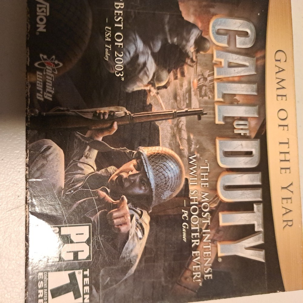 Call Of Duty PC 2003 Game of the Year Activision